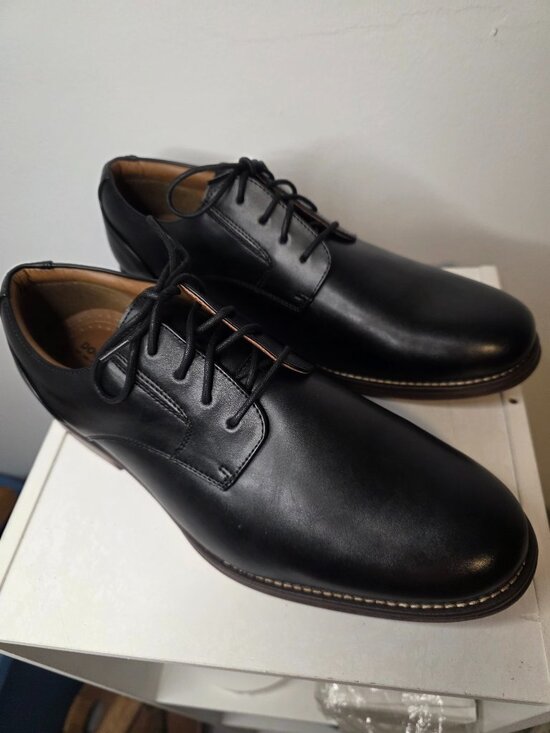 Dockers Men\'s Fairway Black Oxford Lace Up Dress Shoes Size 12W NIB main image 5